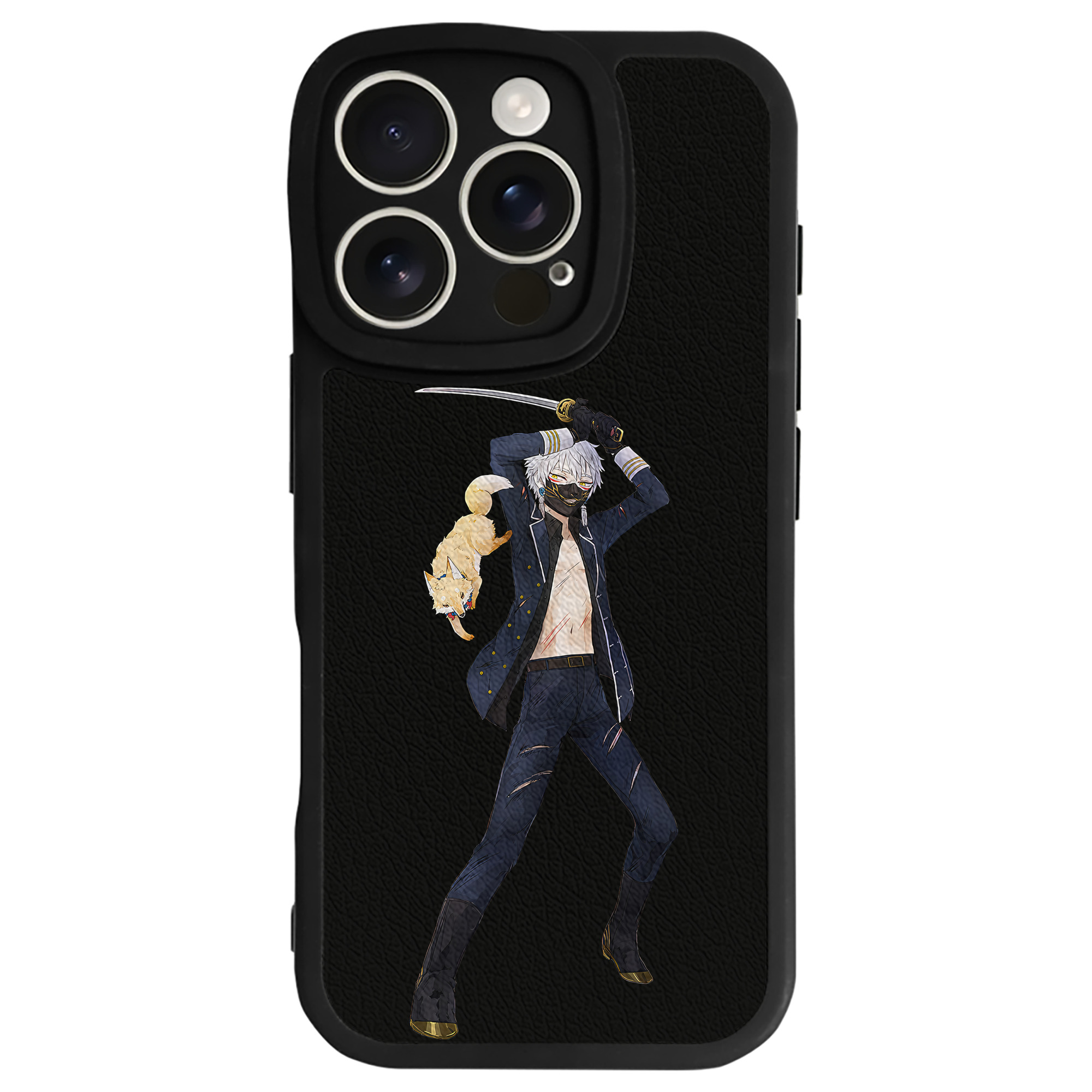 （画像用） 刀剣乱舞 Touken Ranbu 【iPhone 16シリーズ対応】シリコンスマホケース（レザー調） 材質：シリコン